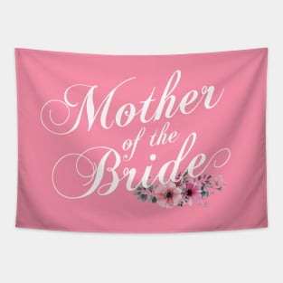 Simple and Elegant Mother of the Bride Floral Calligraphy Tapestry