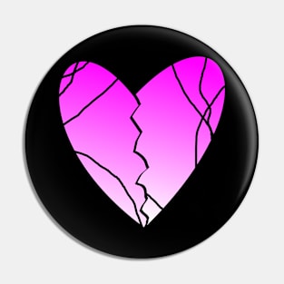 broken heart Pin