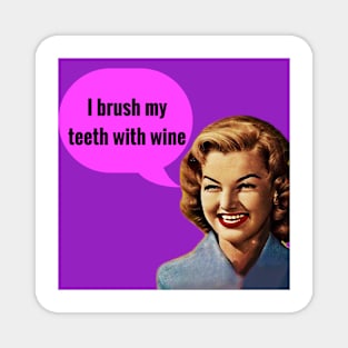 Wine Toothpaste Magnet