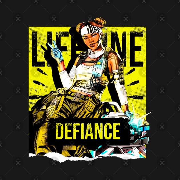 Apex Legends Lifeline Defiance by LucioDarkTees