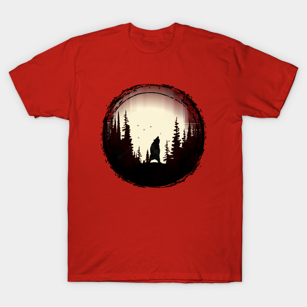red forest shirt