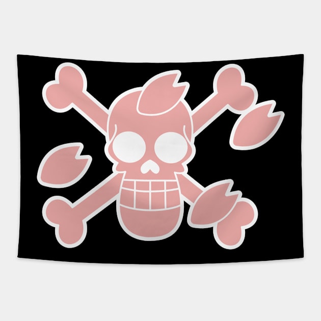 Tony Tony Chopper Jolly Roger 1 Tapestry by onepiecechibiproject