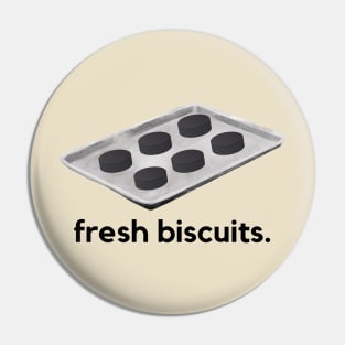 Fresh biscuits- a hockey term design Pin