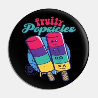 fruity popsicle ice cream Pin