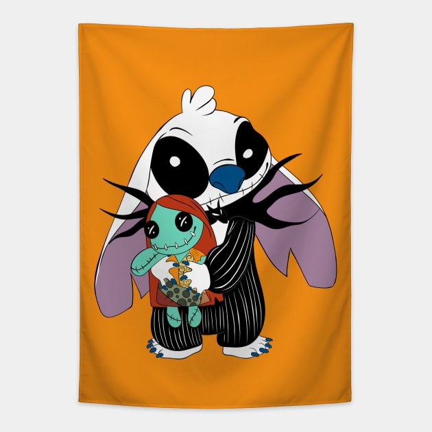 Nightmare before Christmas Stitch Tapestry by Nykos