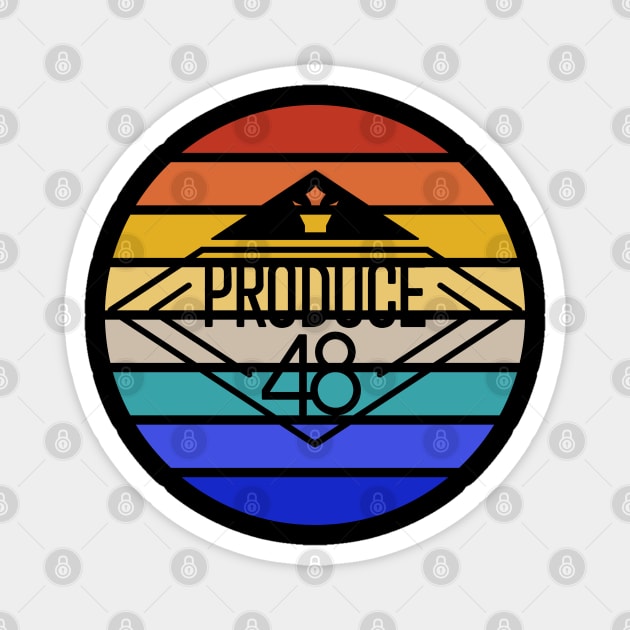 Produce 48 Vintage Magnet by hallyupunch