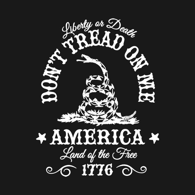 Dont Tread On Me Back Design by NeilGlover