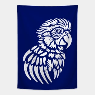 Macaw Parrot distressed Tapestry