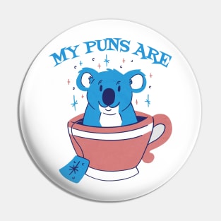 Koala animal in tea cup Pin