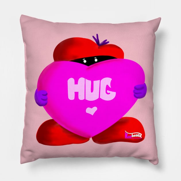 Kapheadz™ Valentine Hug Pillow by skrbly