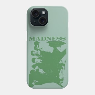 Madness - Silhouette Retro Green Phone Case