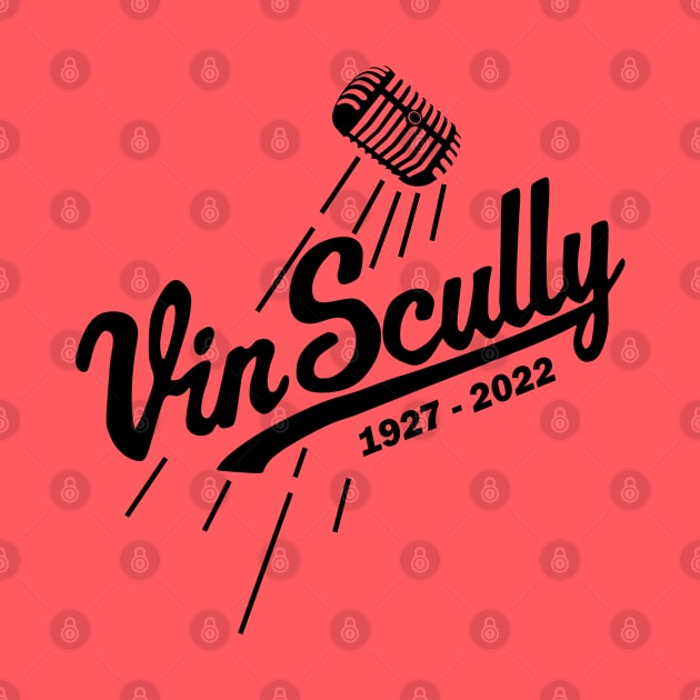 Vin Scully Microphone 1927 - 2022 Vol.2 by Chiko&Molly