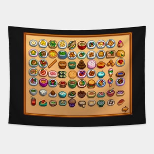 Stardew Valley Cooked Food Tapestry