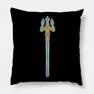 Poseidon trident fork Pillow