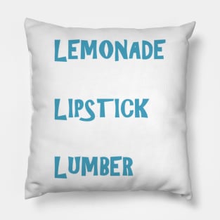 Lemonade light blue Pillow