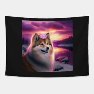 Finnish Lapphund Portrait Tapestry