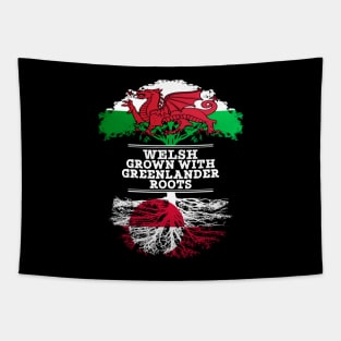 Welsh Grown With Greenlander Roots - Gift for Greenlander With Roots From Greenland Tapestry