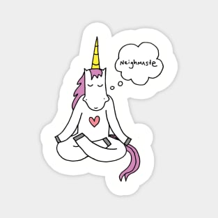 Neighmaste Yoga Unicorn Magnet