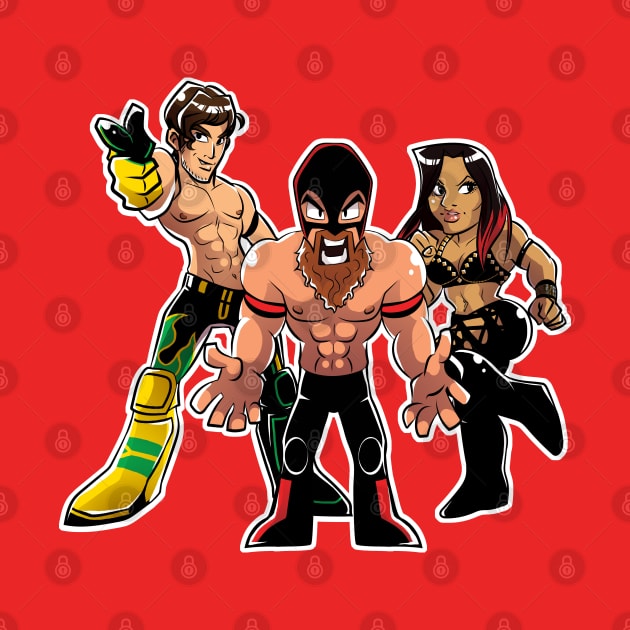 Lucha Underground Trios Champs by GalaxyEggToast