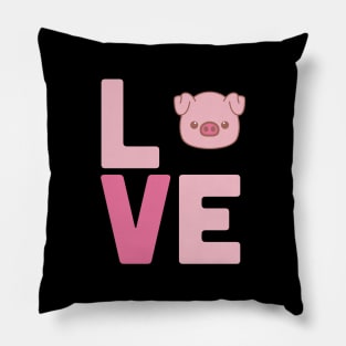 Happy International Pig Day Love Pillow