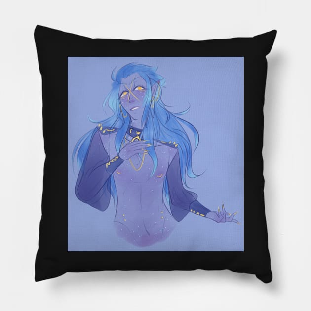 Fae Saix Pillow by VisceraKing