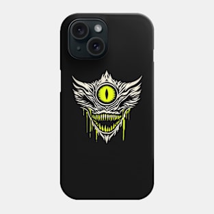 One eyed cyclops monster Phone Case