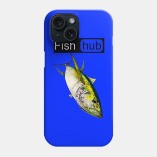 Fish hub yellowfin tuna Phone Case