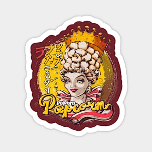 popcorn queen power Magnet