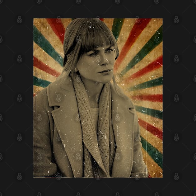 Big Little Lies - Photo Vintage Retro Look Fan Design by Janji Joni