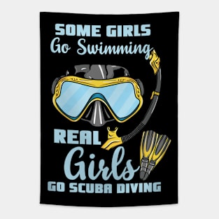 Scuba Diving - Female Scuba Diver Gift Tapestry