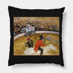 at the circus 1897 - Pierre Bonnard Pillow