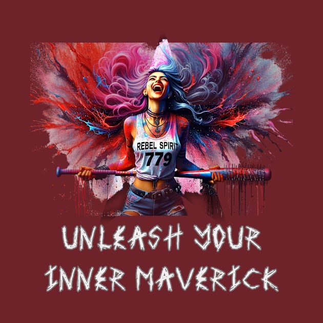 Unleash Your Inner Maverick (rebel spirit girl) by PersianFMts