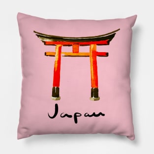 Japan Torii - Tokyo Pillow