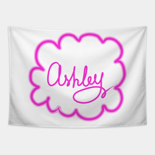 Ashley. Female name. Tapestry by grafinya