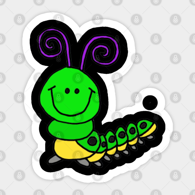 Cute Caterpillar Cartoon Caterpillar Sticker Teepublic Are you searching for cartoon caterpillar png images or vector? cute caterpillar cartoon