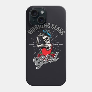 Working Class Girl Rockabilly Woman Phone Case