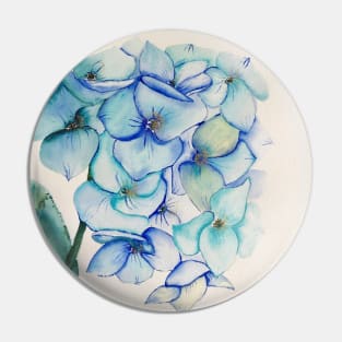 Hydrangea in blue Pin