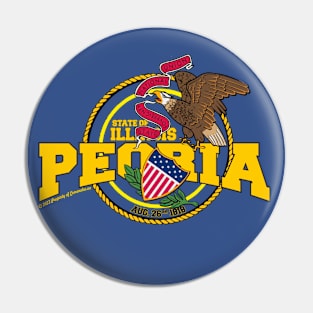 Peoria Illinois Pin