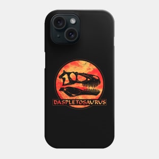 Daspletosaurus fossil skull Phone Case