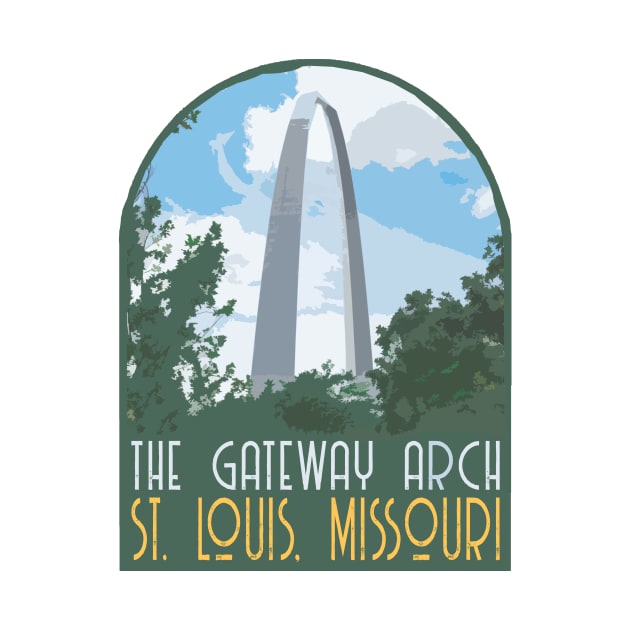 St. Louis Arch Decal by ZSONN