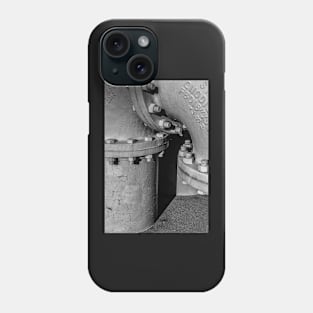 Industrial Pipe in Black and White Phone Case