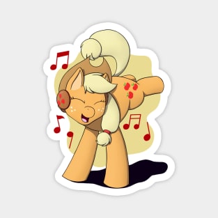 Applejack with Headphones Magnet