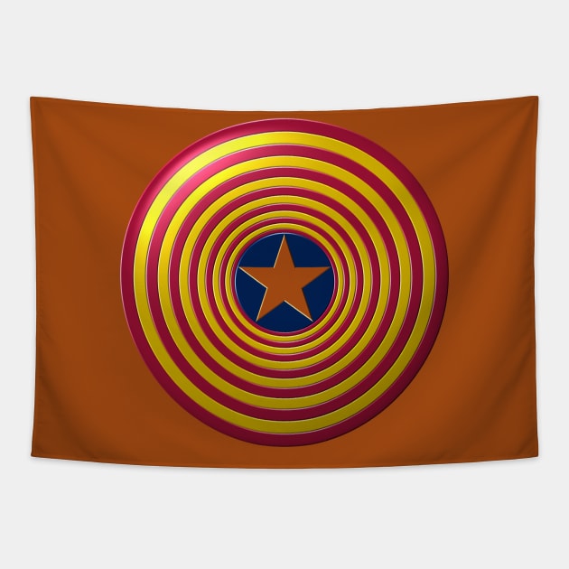 Captain Arizona Shield Tapestry by IORS