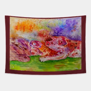 Pigs in Love Tapestry