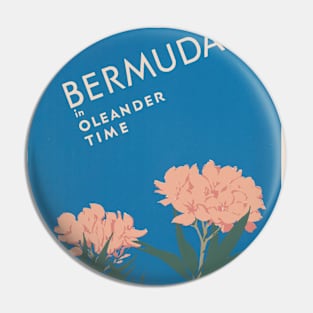 Bermuda travel poster Pin