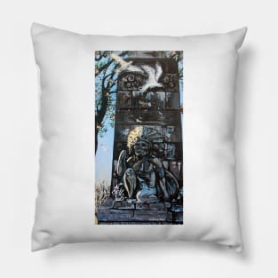 'MONUMENT TO SAMUEL DE CHAMPLAIN, PLATTSBURGH, NY' Pillow