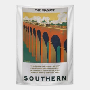 Southern Railways - Vintage Railway Travel Poster - 1925 Tapestry