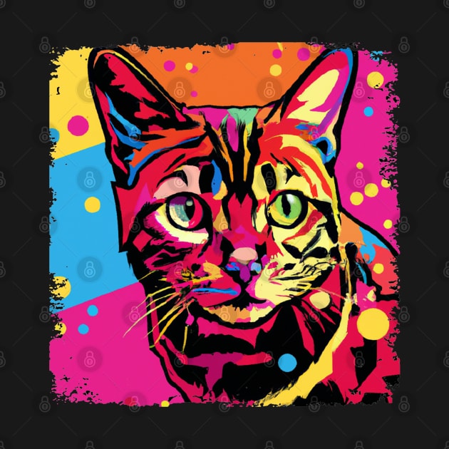 Toyger Pop Art - Cat Lover Gift by PawPopArt