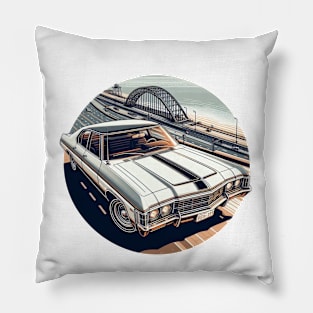 70s Chevrolet Impala Pillow