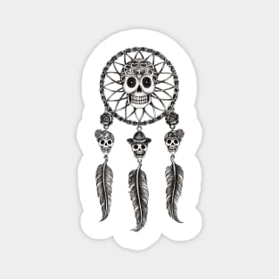 Dream catcher sugarskull day of the dead. Magnet